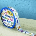 Alef Bet Roll of Prismatic Stickers 