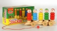 Wooden Stacker Pull-Along Toy
