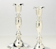 Pair of Silverplated Candlesticks