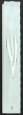 Mezuza Shaddai White Glass 