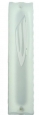 Shaddai Glass Mezuza - White