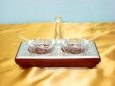 Crystal and Silver Salt Cellar