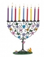 "Flower Tree" Menorah, hand crafted