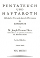 Pentateuch und Haftaroth: IV Numeri